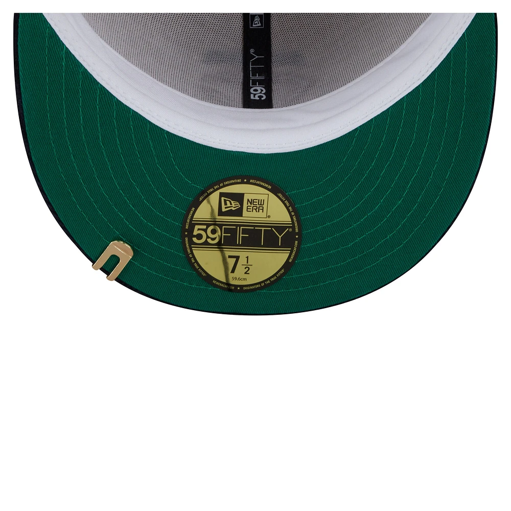 Men's New Era Cream/Navy Minnesota Twins Two-Tone Corduroy 59FIFTY Fitted Hat