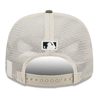 Men's New Era Light Beige/Olive Minnesota Twins 2025 Armed Forces Day 9SEVENTY Stretch-Snap Hat