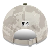 Men's New Era Light Beige/Olive Minnesota Twins 2025 Armed Forces Day 9TWENTY Adjustable Hat
