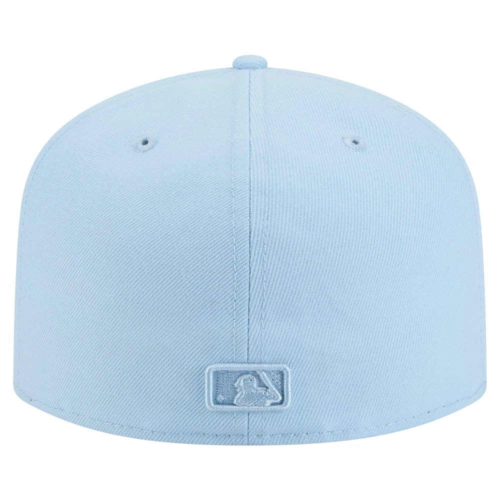 Men's New Era  Light Blue Minnesota Twins Color Pack A-Frame 59FIFTY Fitted Hat