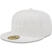 Men's New Era Minnesota Twins White on 59FIFTY Fitted Hat