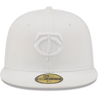 Men's New Era Minnesota Twins White on 59FIFTY Fitted Hat
