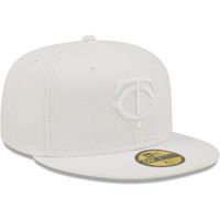 Men's New Era Minnesota Twins White on 59FIFTY Fitted Hat