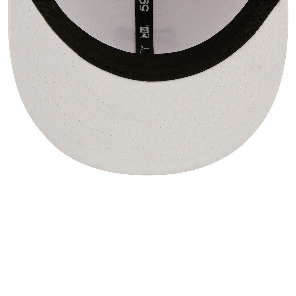 Men's New Era Minnesota Twins White on 59FIFTY Fitted Hat