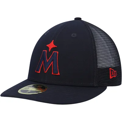 New Era 59FIFTY Miami Marlins Batting Practice 2023 Fitted Hat Black