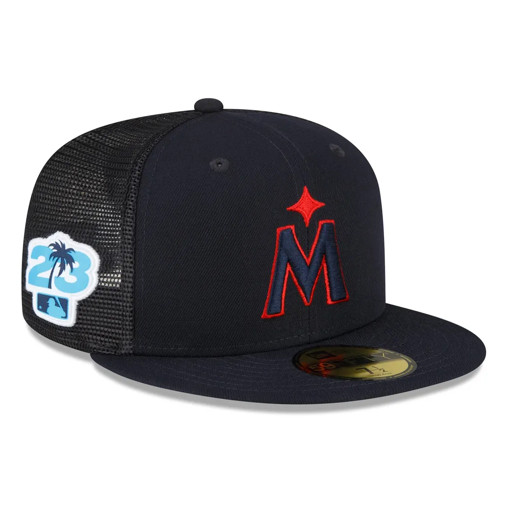 Men's Minnesota Twins New Era Navy 2023 League Road 9FORTY Adjustable Hat