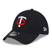 Casquette Flex New Era Minnesota Twins 2023 Team Classic Home 39THIRTY pour homme, bleu marine