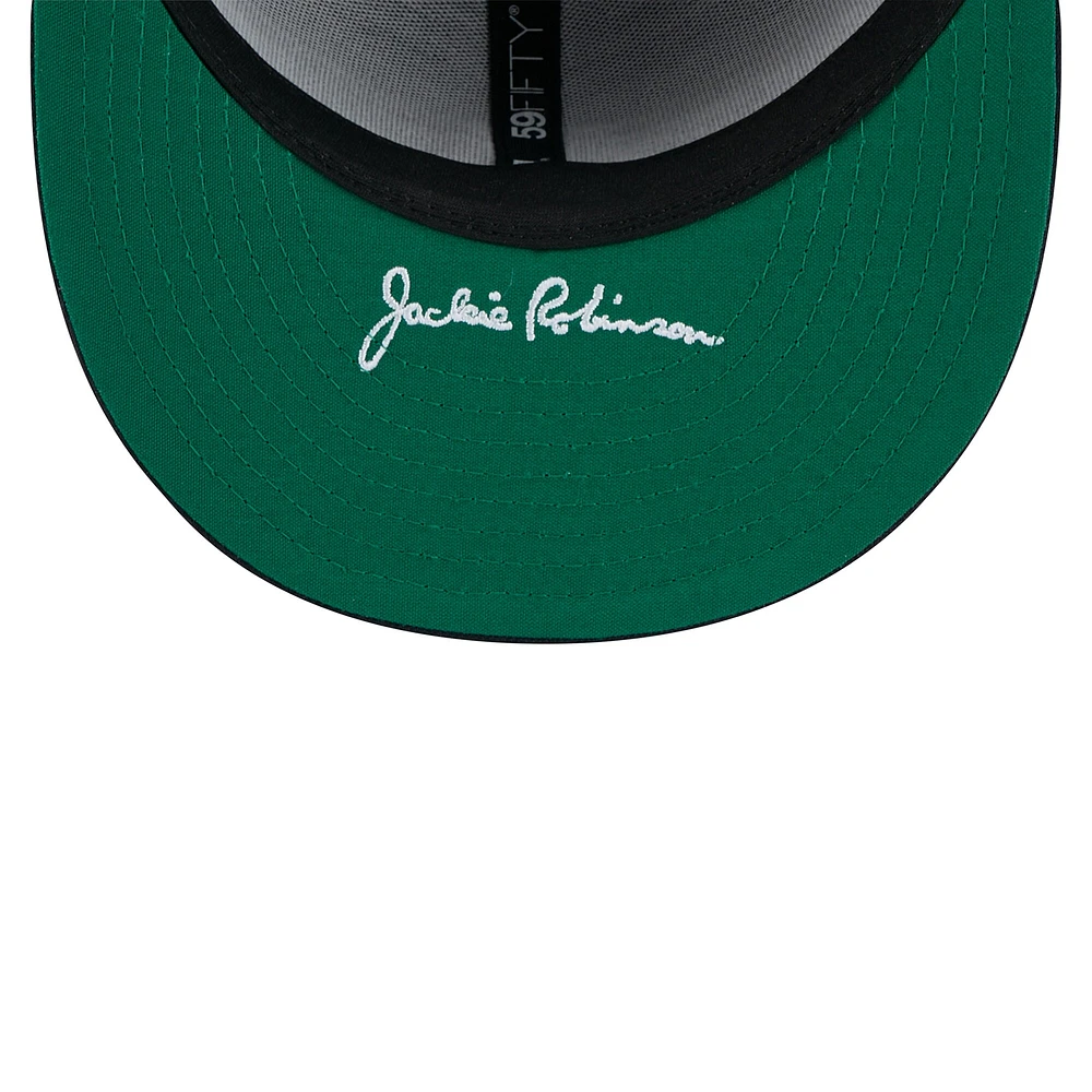 Casquette ajustée Jackie Robinson Day 59FIFTY bleu marine pour homme des Twins du Minnesota 2025 de New Era