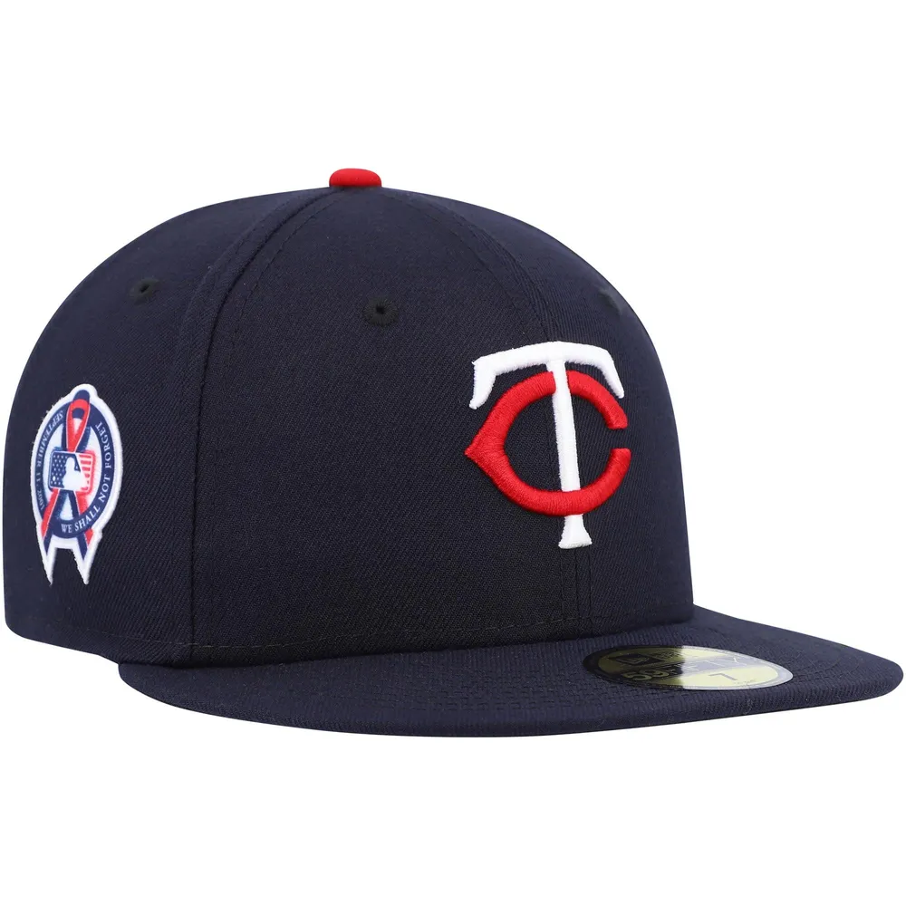 Lids Minnesota Twins New Era 9/11 Memorial Side Patch 59FIFTY Fitted Hat -  Navy