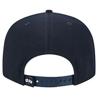 Men's New Era Navy Minnesota Twins Logo Strike 9FIFTY Snapback Hat