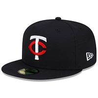 Men's New Era Navy Minnesota Twins National Baseball Hall of Fame 59FIFTY Fitted Hat