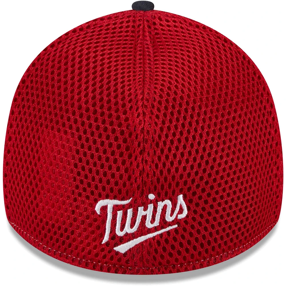 Men's New Era Navy Minnesota Twins Neo 39THIRTY Flex Hat