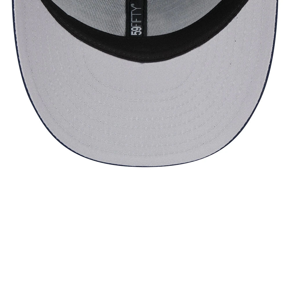 Men's New Era Navy Minnesota Twins Oceanside Low Profile 59FIFTY Fitted Hat
