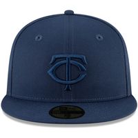 Men's New Era Navy Minnesota Twins Oceanside Tonal - 59FIFTY Fitted Hat