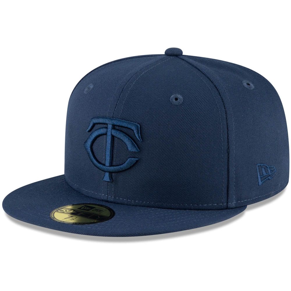 Men's New Era Navy Minnesota Twins Oceanside Tonal - 59FIFTY Fitted Hat