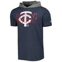 T-shirt à capuche pour homme New Era bleu marine Minnesota Twins Team