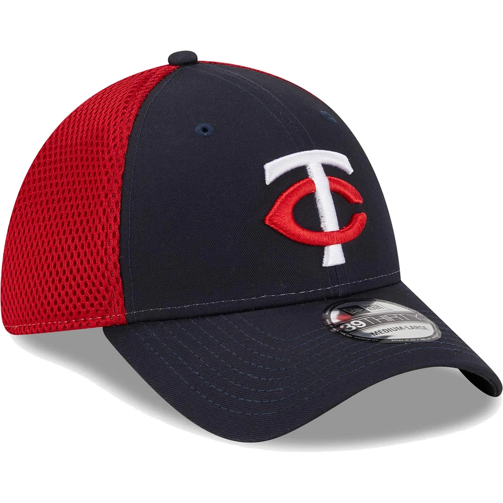 Casquette Flex New Era Minnesota Twins Team Neo 39THIRTY pour homme bleu marine