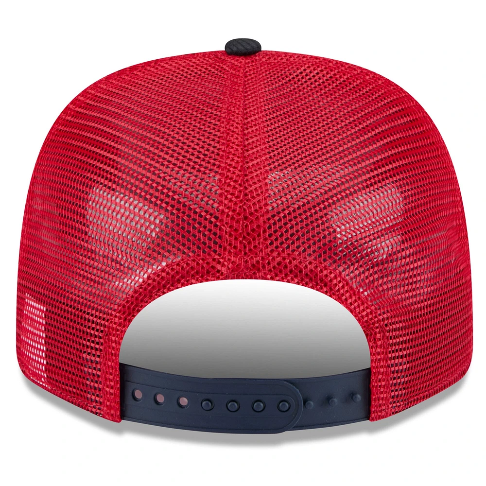 Men's New Era  Red/Navy Minnesota Twins 2025 Spring Training 9SEVENTY Stretch-Snap Trucker Hat