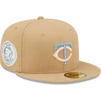 Lids Minnesota Twins New Era Walnut Mint 59FIFTY Fitted Hat - Brown/Mint