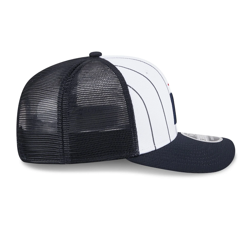 Men's New Era  White/Navy Minnesota Twins 2025 Batting Practice 9SEVENTY Stretch-Snap Trucker Hat