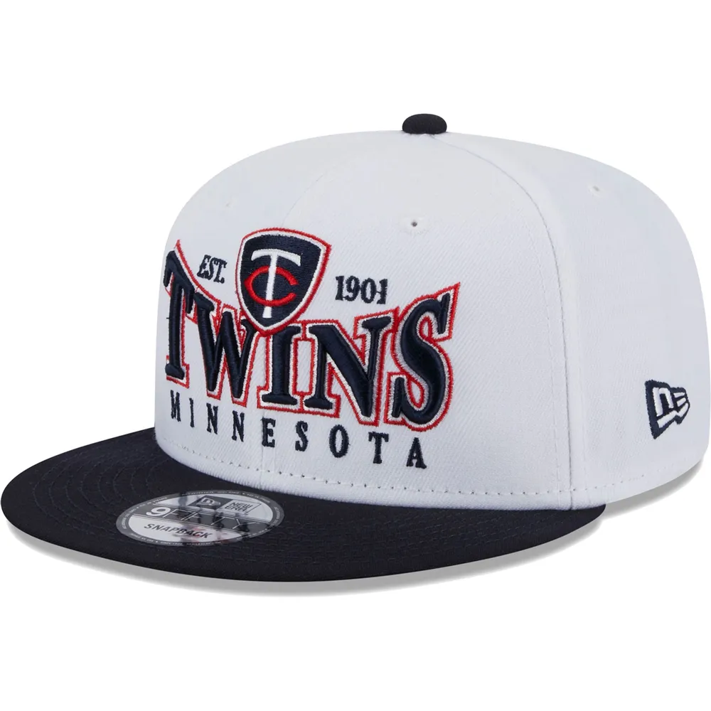 Lids Minnesota Twins New Era Crest 9FIFTY Snapback Hat - White/Navy