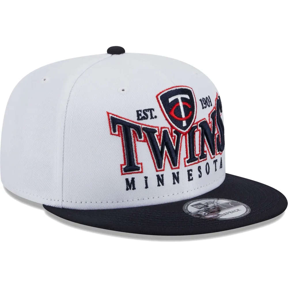 Lids Minnesota Twins New Era Crest 9FIFTY Snapback Hat - White