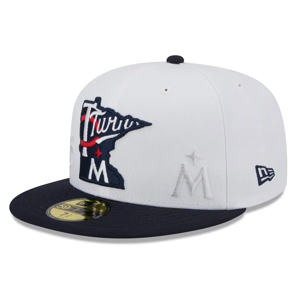 Men's New Era White Miami Marlins City Icon 59FIFTY Fitted Hat