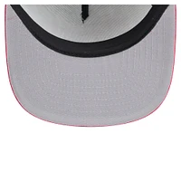 Men's New Era White/Red Minnesota Twins Retro Script Trucker 9FIFTY Snapback Hat