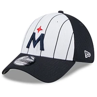 Men's New Era  White Minnesota Twins 2025 Batting Practice 39THIRTY Flex Hat