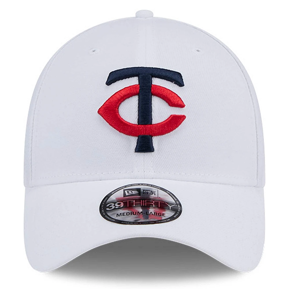 Men's New Era White Minnesota Twins 39THIRTY Flex Hat