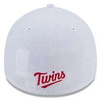 Men's New Era White Minnesota Twins 39THIRTY Flex Hat