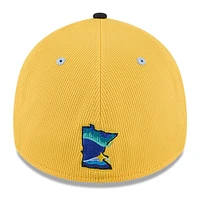 Men's New Era Yellow/Black Minnesota Twins City Connect Batting Practice 39THIRTY Flex Hat