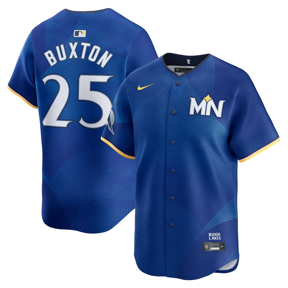 Maillot Nike Byron Buxton Royal Minnesota Twins 2024 City Connect Limited pour homme