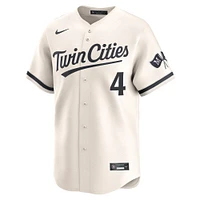 Men's Nike Carlos Correa Cream Minnesota Twins Alternate Limited Player Jersey