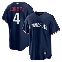 Men's Nike Carlos Correa Navy Minnesota Twins Alternate Replica Player Jersey