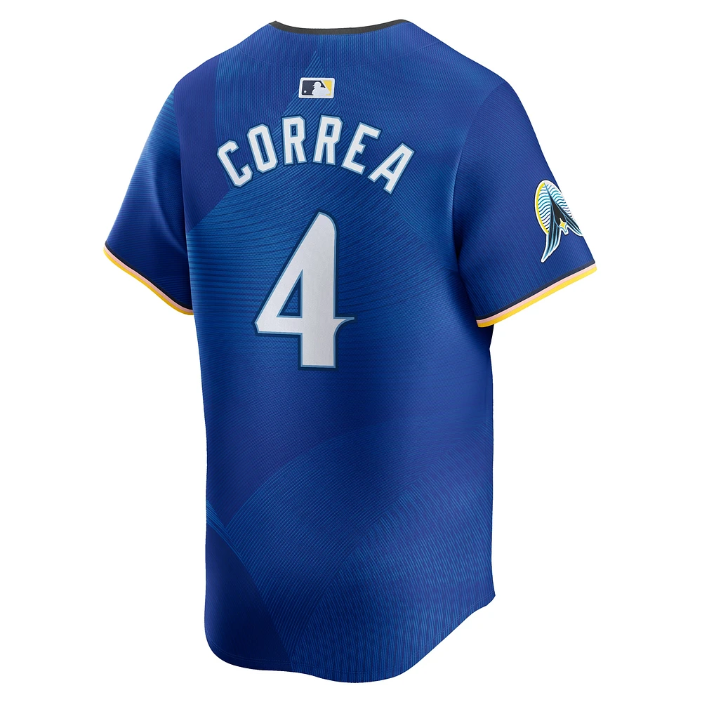 Men's Nike Carlos Correa Royal Minnesota Twins City Connect  Limited Player Jersey