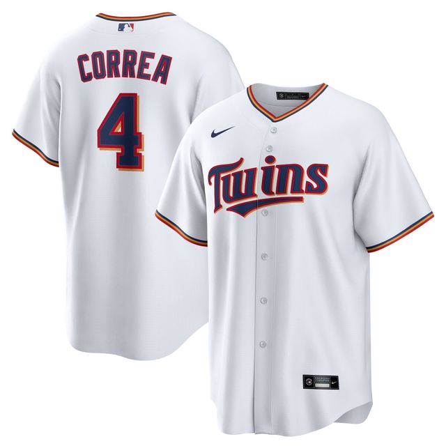 Twins du Minnesota Carlos Correa Nike pour homme - Blanc Maillot de match