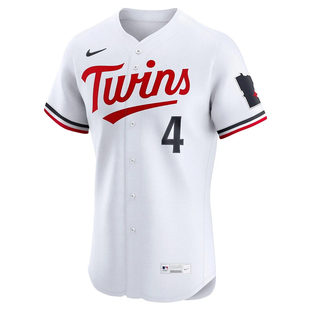 Men's Nike Carlos Correa White Minnesota Twins Home Elite Player Jersey