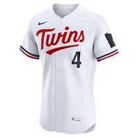 Men's Nike Carlos Correa White Minnesota Twins Home Elite Player Jersey