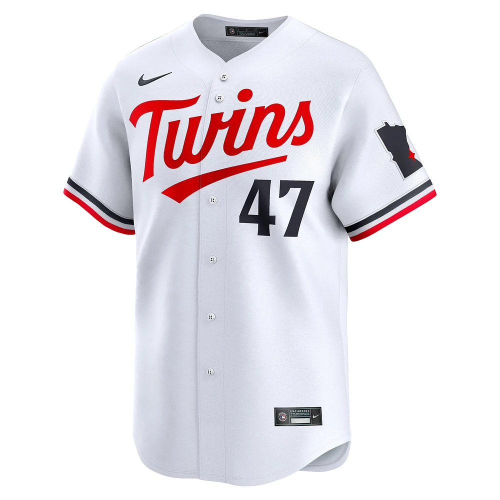 Maillot de joueur Nike Edouard Julien blanc Minnesota Twins Home Limited pour homme