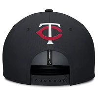 Men's Nike Gray/Navy Minnesota Twins Pro Performance Snapback Hat