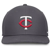 Men's Nike Gray Minnesota Twins Pro Performance Snapback Hat