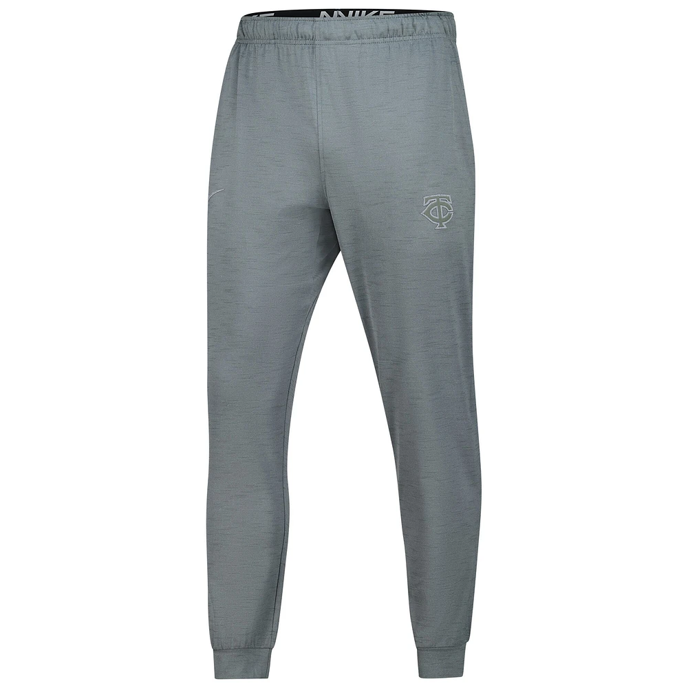 Pantalon de voyage Nike Heather Grey Minnesota Twins pour homme