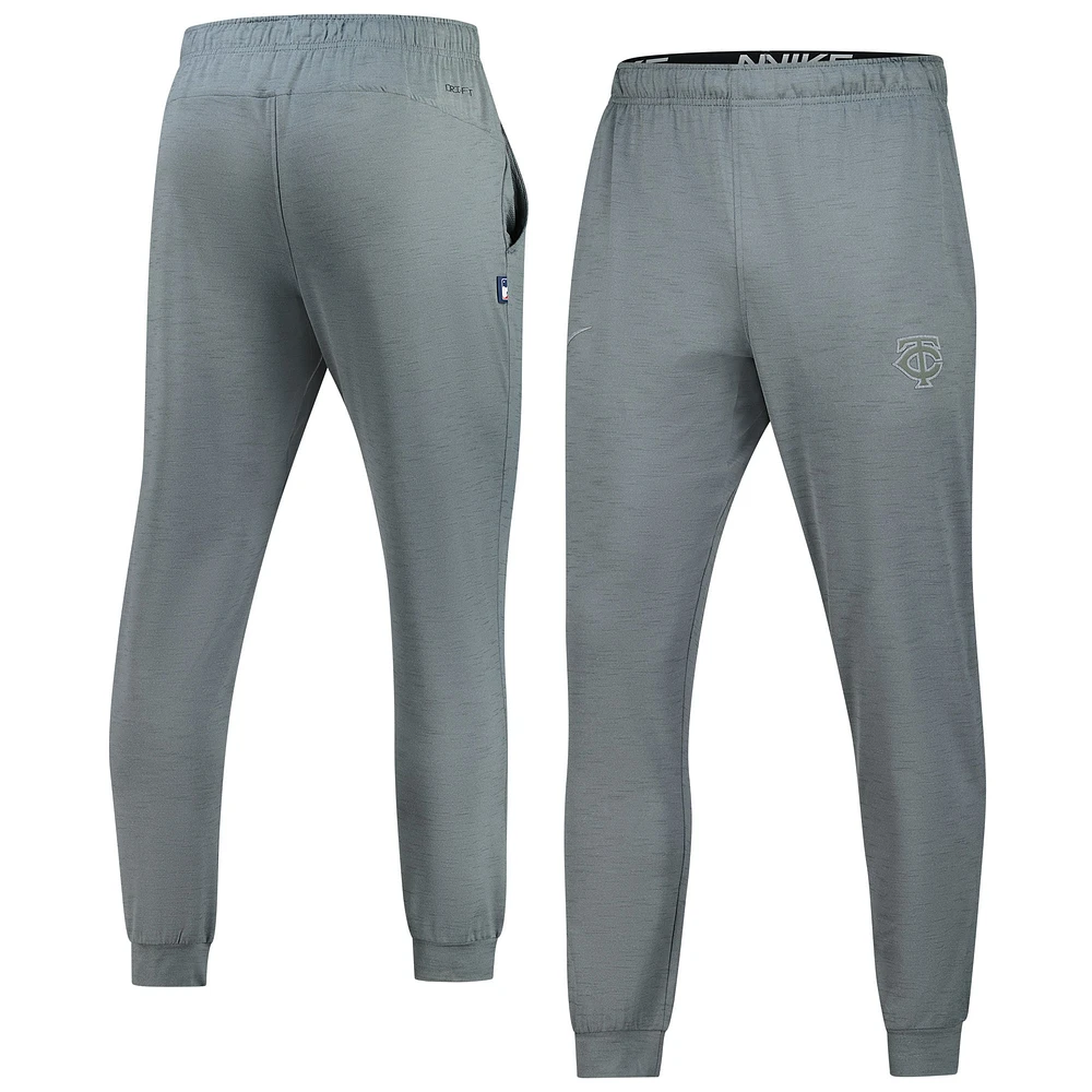 Pantalon de voyage Nike Heather Grey Minnesota Twins pour homme