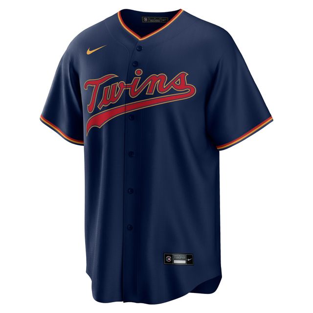 Men's Nike Jorge Polanco Navy Minnesota Twins Alternate Replica