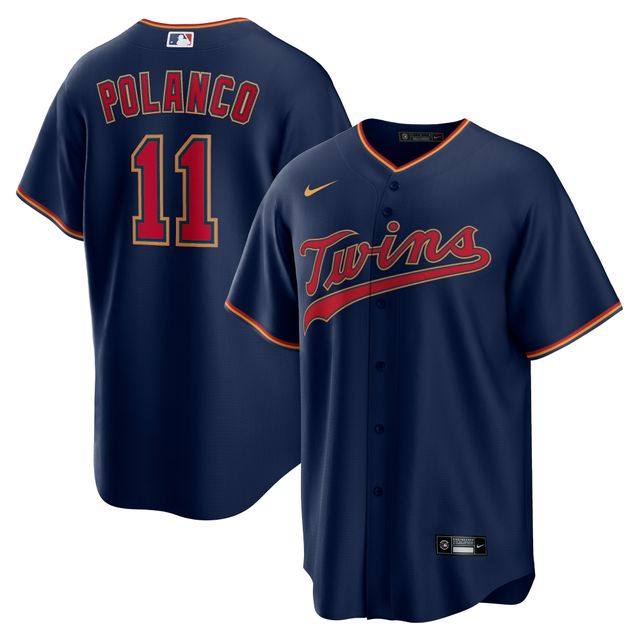 Men's Minnesota Twins Jorge Polanco Nike Navy Alternate Replica Player  Jersey