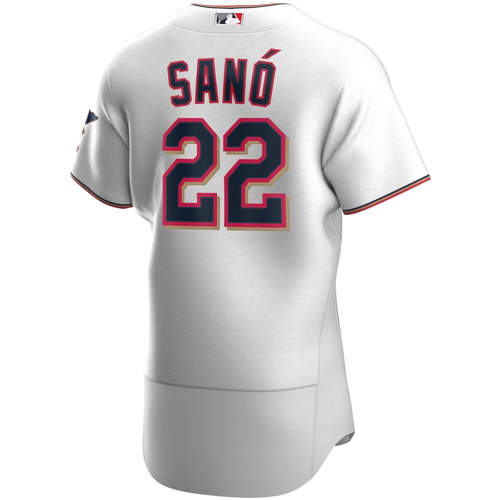 Men's Nike Miguel Sano White Minnesota Twins Home Authentic Player Jersey