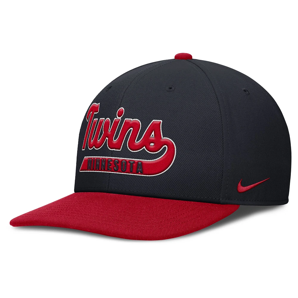 Men's Nike Navy/ Minnesota Twins Pro Performance Snapback Hat