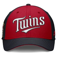 Men's Nike Navy/ Minnesota Twins Rise Swoosh Performance Flex Hat