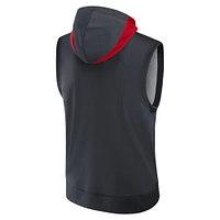 Sweat à capuche sans manches Nike Navy Minnesota Twins Authentic Collection Performance pour homme